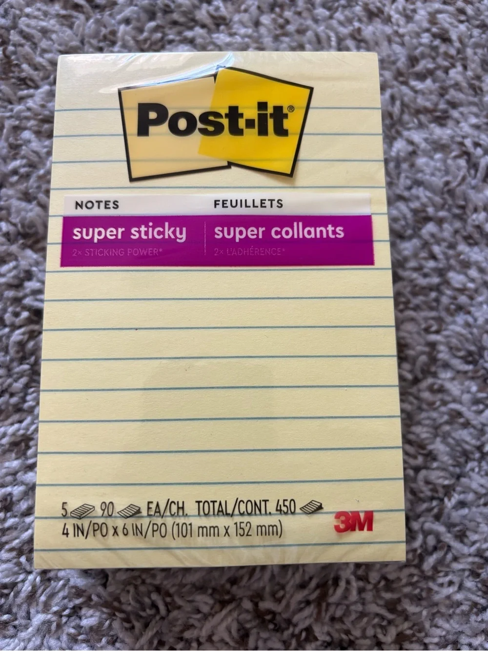Assorted Dispensers, Sticky Notes and Page Flags Set - Blue, Yellow, Pink
